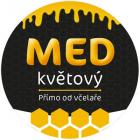 Etiketa na víčko - černá (květový - přímo od včelaře) 