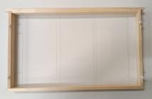 Rámek sponkovaný dřevěný 39x24 (nerez) 